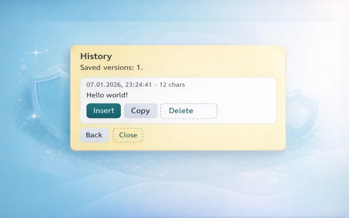 TextRescue Syntix – Chrome Extension for Autosave & Text Recovery screenshot 3