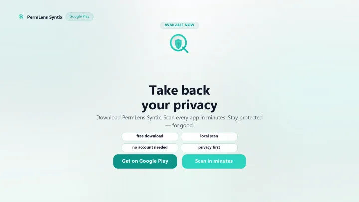 PermLens Syntix v1.1.3 — Smarter Privacy Dashboard, App Sizes & Alerts preview