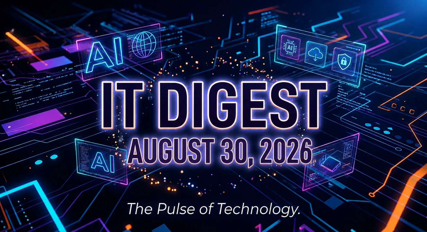 Resumen de noticias TI 30 de agosto de 2026: privacidad de Android 17, victoria de Anthropic y OpenAI cover